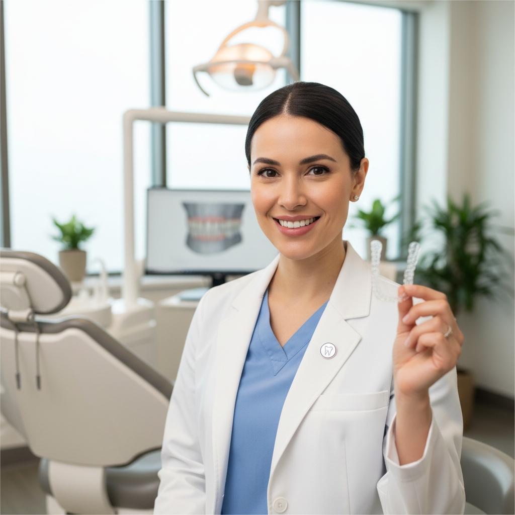 Dentist with a