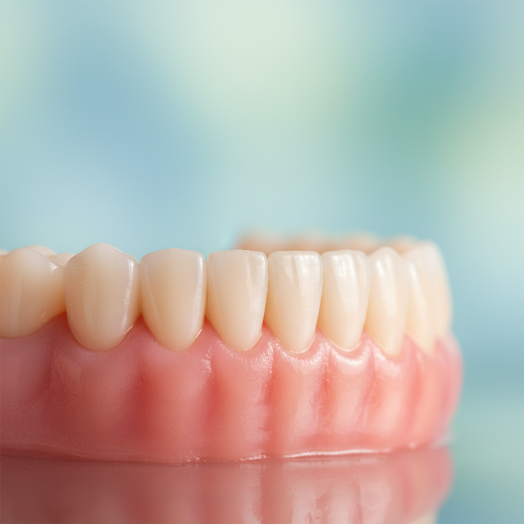 Healthy gum line with