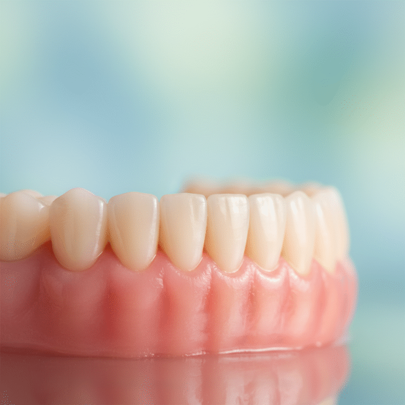 Healthy gum line with