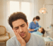 Person clutches jaw in — emergency dental care