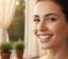 Smiling person — dental implants