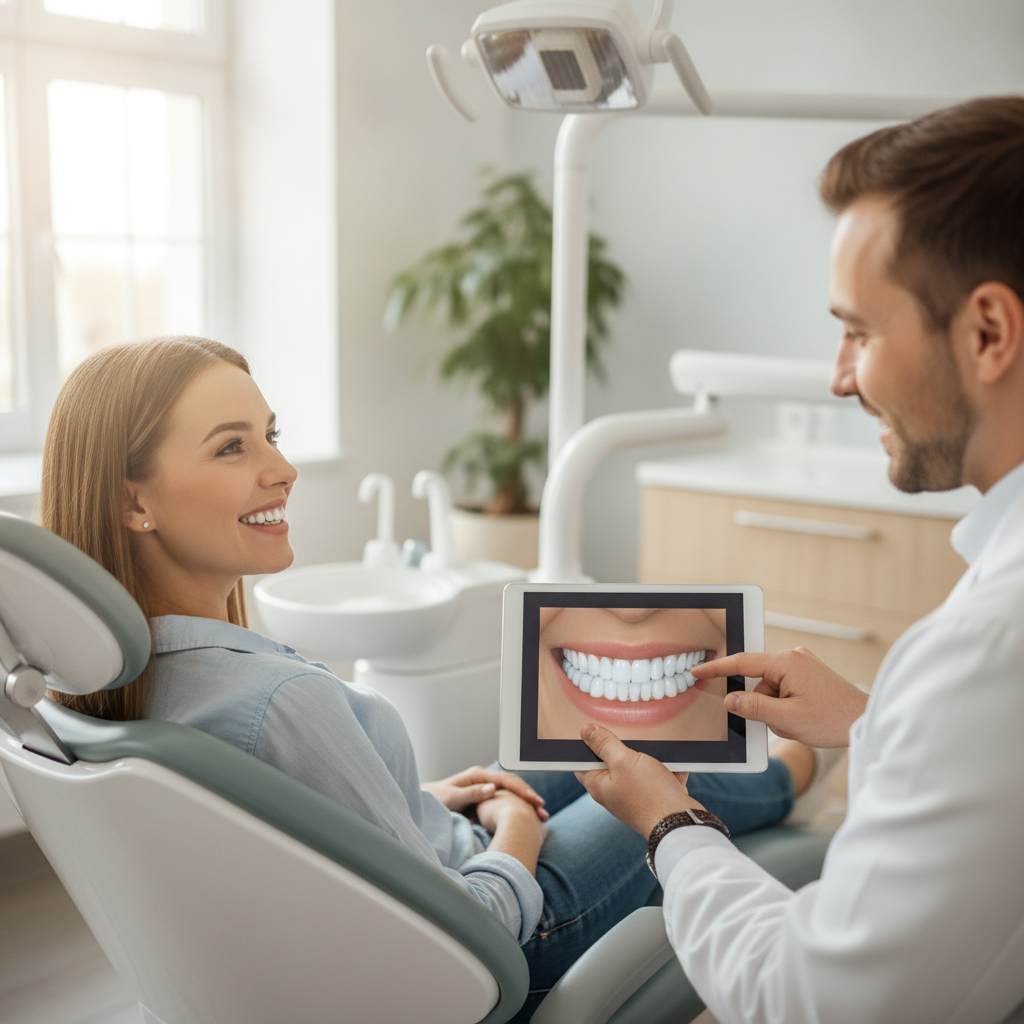 Smiling patient — digital smile design