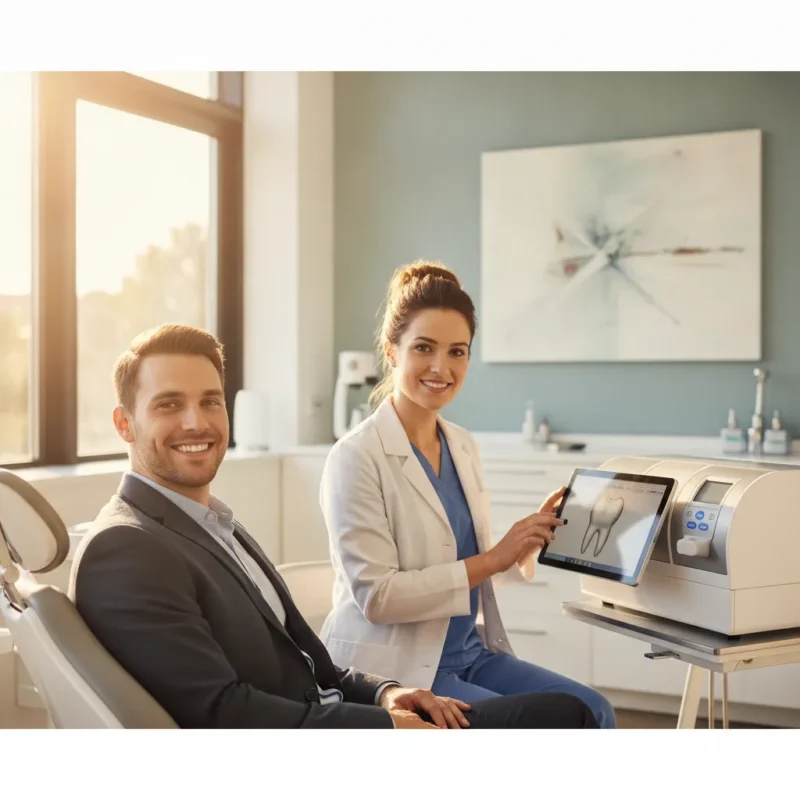 Dentist operates digital — same day crowns
